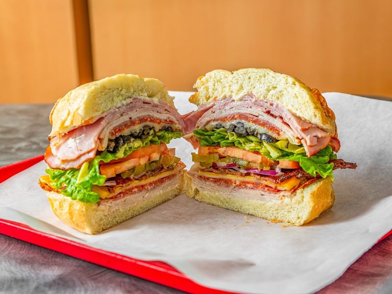 Oliver's Sandwiches food